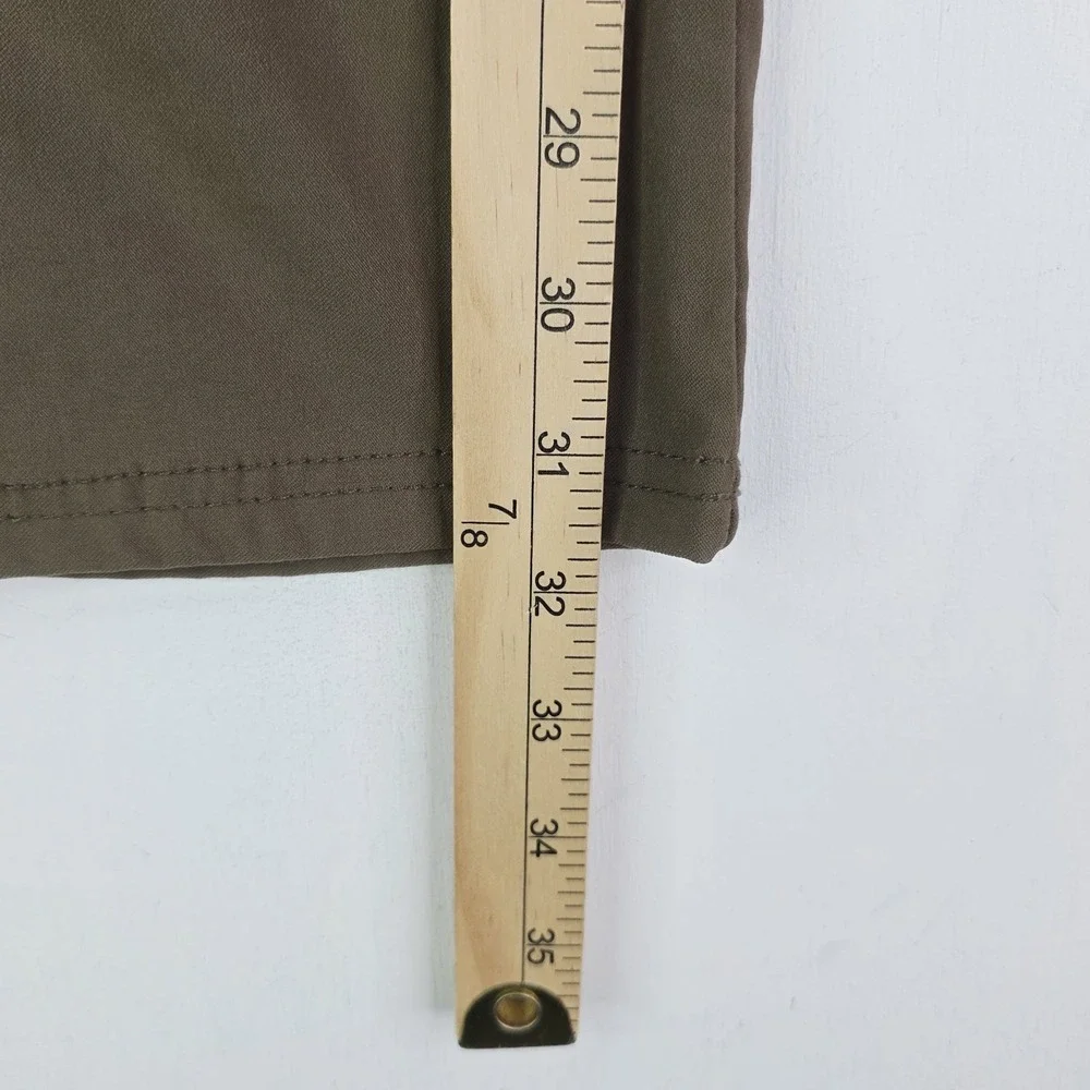 Prana Pants Mens 38X32‎ Tan Zion II Slim Performance Nylon Hiking Outdoor Logo